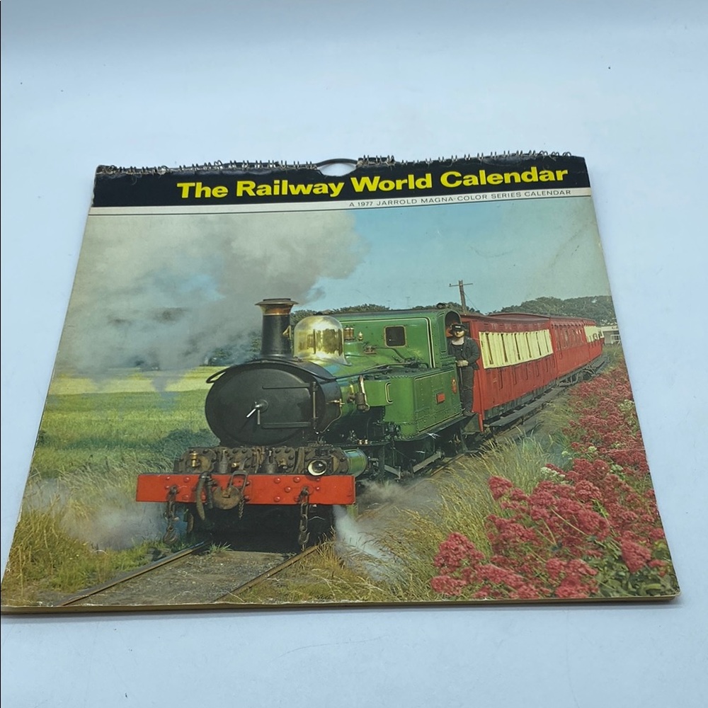 The Railway World Calendar: A 1977 Jarrold Magna-Color Series Calendar